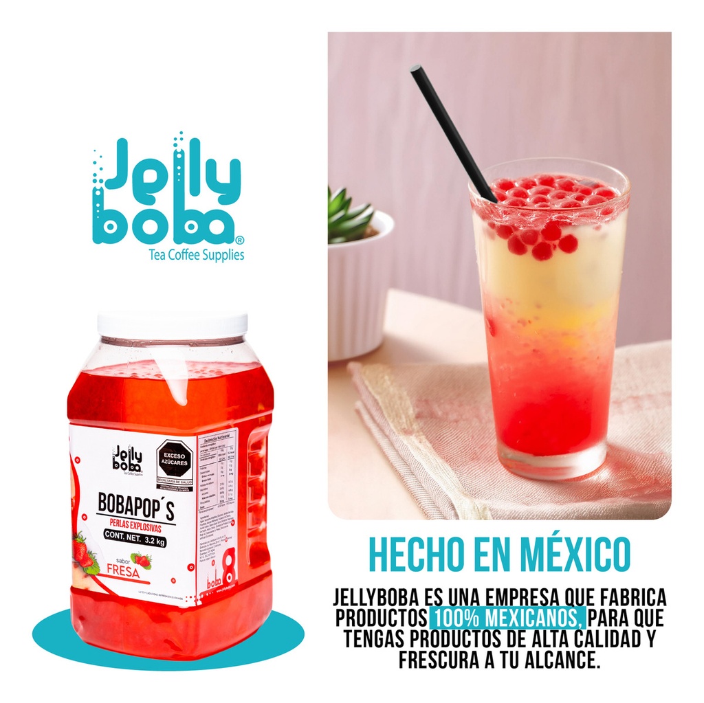 Bobapop´s De Fresa Jellyboba 3.2kg - Perlas Explosivas