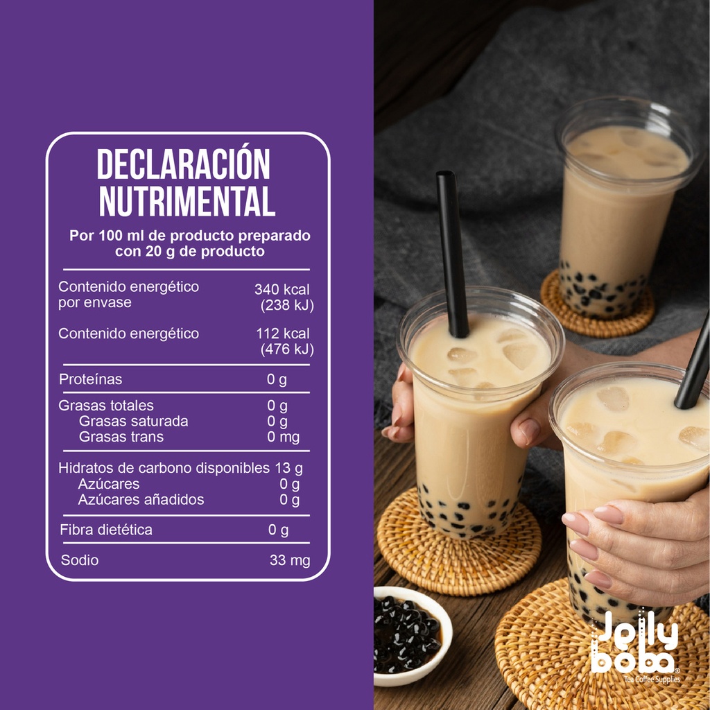 Perlas De Tapioca Negra Jellyboba 2.7kg