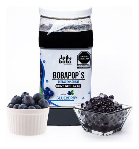Perlas Explosivas Blueberry    3.2Kg/Bote